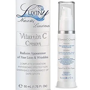 Vitamin C Moisturizer for Face & Neck, Anti Wrinkle Face Cream for Women Anti-Aging Lotion with Jojoba Oil, a Day or Night Cream Moisturizer for Reducing Hyperpigmentation plus Antioxidant Protection