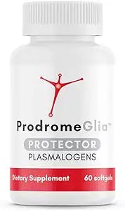 Prodrome Glia PLASMALOGEN Brain Supplement, Memory, Focus, Cognitive Function Support, All-Natural 60 softgels, (Mile One)