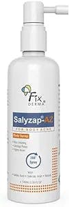 Verem 2% Salicylic Acid + 2% Azelaic Acid Salyzap-az Body Acne Treatment Spray for Acne On Body Parts Like Back, Upper Arms | Acne Breakouts | Acne Scars | Unclog Pores - 100ml