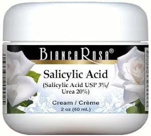 Salicylic Acid USP (Beta Hydroxy Acid BHA) (3%), Urea (20%) - Cream Blend: 