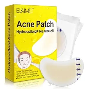 Hydrocolloid Acne Patch(20 Patches), Large Spot Control Cover With Long Size, Extra Larger Acne Pimple Patch for Covering Large Breakouts, Spot Patch, Stickers for Body, Cheek, Forehead, and Chin