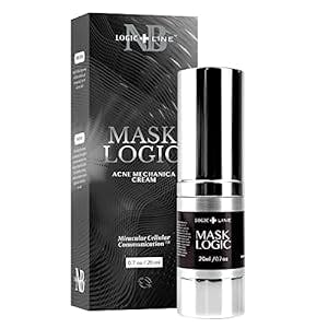 Nourishing Biologicals Mask-Logic | Acne Treatment for Face | Prevent Breakouts, Maskne, Irritation | Acne Treatment for Teens, Men, Women with Sensitive Skin | 20ml