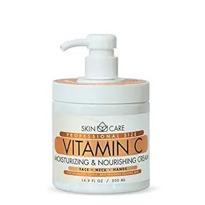 Skin Care Vitamin C Moisturizing & Nourishing Face/Neck/Hand Cream 16.9fl.oz/ 500 ml.