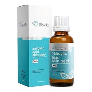 SALICYLIC Acid Peel 30% Chemical Peel with Beta Hydroxy BHA For Rosacea, Acne, Oily Skin, Blackheads, Whiteheads (1 oz / 30ml)