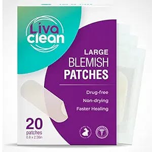 TheAcneList.com Presents: 20 CT LivaClean Large Hydrocolloid Acne Patches R