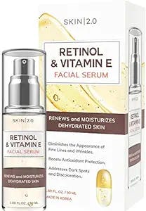 The Best Serum for Clear Skin in 2022: Skin 2.0 Retinol and Vitamin E Face 