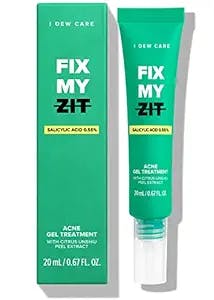 I Dew Care Acne Gel Treatment - Fix My Zit | Mother's Day, Acne-targeted Spot Treatment, Clears Breakouts, with 0.55% Salicylic Acid, 0.67 fl oz.