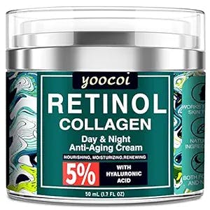 Retinol Cream For Face,Collagen Cream For Face,Day & Night Anti Aging Cream,Face Moisturizer,Natural Formula With Collagen For Advanced Anti-Wrinkle Cream (Retinol Cream)