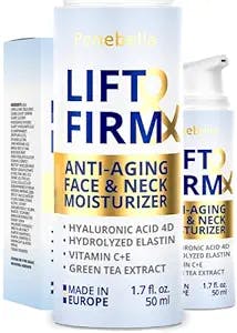 PENEBELLA New Lift & Firm Anti Aging Face & Neck Cream - Made in Europe - Firming & Lifting Anti Wrinkle Moisturizer with Hyaluronic Acid, Elastin, Vitamin C+E, Jojoba, Babassu, Daucus Oils