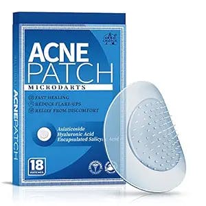 AnnaChoice (18Counts Dissolvable Microdarts Acne Patches, with Hyaluronate,Salicylic Acid-Hydrocolloid pimple patch