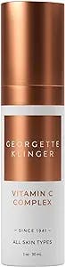 Georgette Klinger Vitamin C Complex - Hyaluronic Acid & Kakadu Plum Serum Hydrates, and Reduce Aging Signs Wrinkles, Fine Lines, Sun Spots, Age Spots, Acne Scars, While Maintaining Moisture - 1 oz