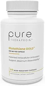 S-Acetyl Glutathione GOLD 300mg PER Capsule - 60 DRcaps "Acid-Resistant" | Extra-Strength | Patented Acetylated Form of Glutathione (Emothion®) | Pharmaceutical Grade | Free-of Harmful Stearates