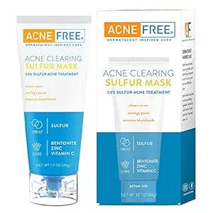 TheAcneList.com Review: Acne Free Acne Clearing Sulfur Mask - Get Ready to 