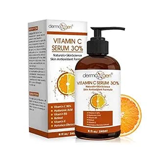 30% Vitamin C Serum (8 Fl Oz) Pure Organic Anti- Wrinkle + Hyaluronic Acid + Retinol + Vitamin E + Vitamin B, Facial Serum For Anti-aging, Wrinkles, And Fine Lines.