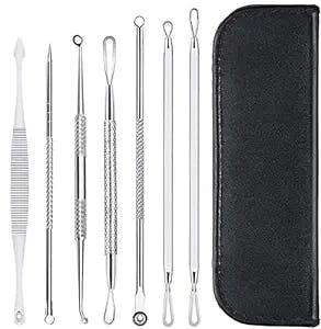 7 in 1 Pimple Blackhead Remover Extractor Tool Kit