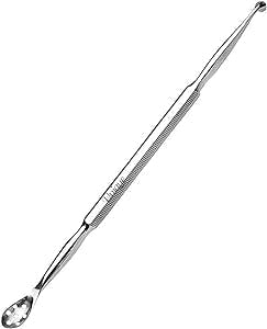 Blackhead Remover Comedone Extractor Tool - Multiple Hole Spoon Whitehead Blemish Acne Removal - Skin, Facial, Pimple, German Stainless Steel - by The Unique Edge