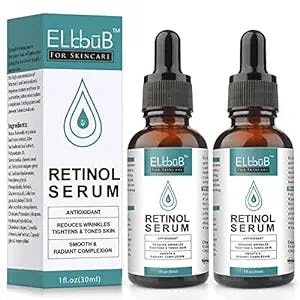 Retinol Serum - (2Pack) Retinol Liposome Delivery System with Hyaluronic Acid and Vitamin E, Aloe, Anti Aging Retinol Serum for Skin Repair, Fine Line and Wrinkles