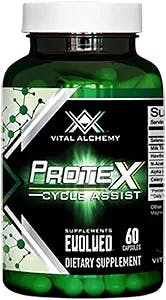 Vital Alchemy Supplements ProteX On Cycle Assist - Liver and Organ Detox - Cycle Support - Milk Thistle, Hawthorn Berry, Selenium, Antioxidant - Best Value