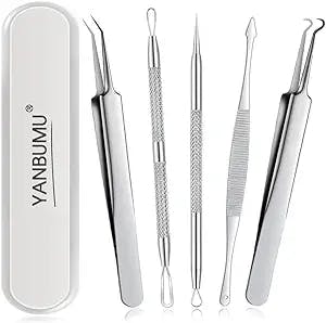 Say Goodbye to Pesky Pimples with YANBUMU Blackhead Remover Tools: A Review