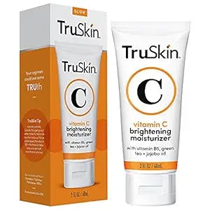 TruSkin Vitamin C Face Moisturizer, a Brightening Anti Aging Wrinkle Cream for Face, Formulated with Vitamin B5, Vitamin E, Jojoba Oil, Organic Aloe Vera and Green Tea for Natural Skin Health, 2 fl oz
