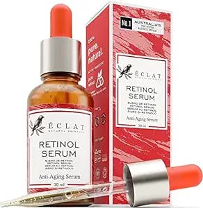 Retinol Serum - 2.5% Retinol Serum for Face - Resurfacing Retinol Serum with Aloe Vera, Hyaluronic Acid and Vitamin B3 - Anti Wrinkle Serum Retinol for Moisturizing & Brightening - Anti-Aging Serum