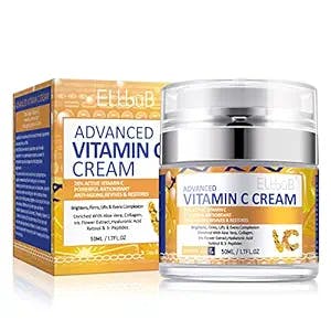 Vitamin C Cream for Face, Vitamin C Cream, Advanced Moisture Vitamin C Cream, Promote Collagen Synthesis, Faster Healing Scars, Promote Skin Metabolism for All Skin Types