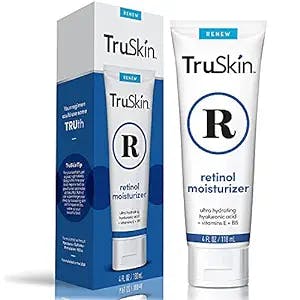 TruSkin Retinol Cream Anti-Wrinkle Moisturizer for Face Care and Eye Area with Hyaluronic Acid, Green Tea, 4 fl oz