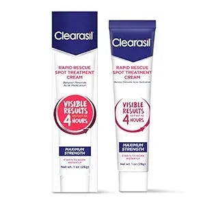 Say Goodbye to Acne with Clearasil Rapid Rescue Spot Treatment Cream!