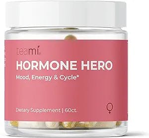 Teami Hormone Hero - Vitamin Daily Super-Herb Supplement - Hormonal Balance for Women- Mood Pills - Energy Supplement - Energy Pills