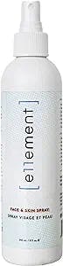 e11ement - Hypochlorous Acid Face and Skin Spray - HOCL- Safe for use on Acne Prone Skin - Eczema - Dry Scalp - Post Procedure -Toner - Eye Lash Cleanser - Face and Hand Cleanser (Large 8 oz.)