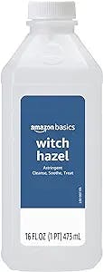 Amazon Basics Witch Hazel USP Astringent, 16 Fluid Ounces, 1-Pack (Previously Solimo)
