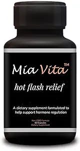 FEMMEPHARMA Mia Vita Hot Flash Supplements for Menopause Natural Hormone Regulation for Night Sweats Non-GMO Black Cohosh & Dong Quai 60 Capsules (30 Day Supply)