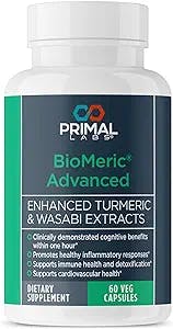 BioMeric Advanced - with Turmeric Curcumin and Wasabi Extracts - 60 Capsules