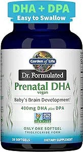 Omega-3s for Vegans? Yes, please! Garden of Life Dr. Formulated Prenatal Ve