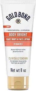 Gold Bond Body Bright Daily Body & Face Lotion with Vitamin C, 8 oz.