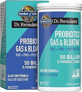 Garden of Life Dr Formulated Once Daily 3-in-1 Complete Prebiotics, Postbio