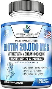 Let's Get Luscious Locks with Biotin 20,000mcg and Friends