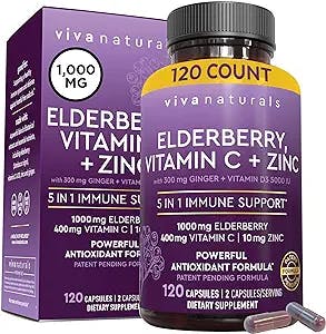 Slay Your Immune System with Viva Naturals Sambucus Elderberry - A Review
